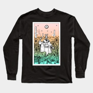 Rainbow Tarot Magician Long Sleeve T-Shirt